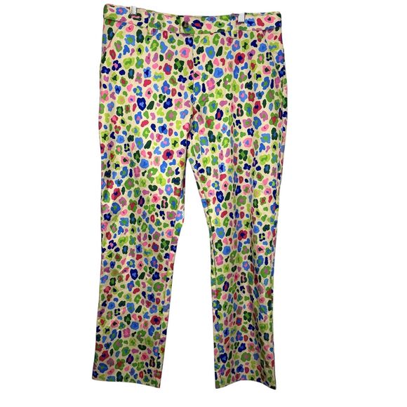Loudmouth Pants Mens 34x30 Multicolor Leopard Print Golf Stretch Fun Party - Picture 1 of 8
